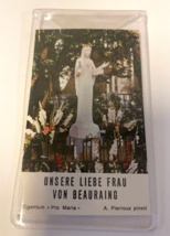 Our Lady of Beauraing Vintage Prayer Card in German, from Belgium, New - £15.57 GBP