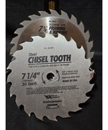 VERMONT AMERICAN 7¼&quot; Saw Blade Set 24t Carbide Framing/Rip &amp; 20t Crosscu... - $317.19 MXN