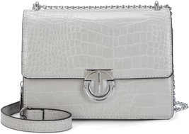 Crocodile Pattern Leather Crossbody Bag - £40.60 GBP