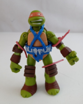 2013 TMNT Playmates Michaelangelo Teenage Mutant Ninja Turtles Figure 4.5&quot; - £3.85 GBP