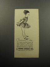 1957 Georg Jensen Dress by Jane Prendiville Advertisement - Classroom Cutie - $18.49