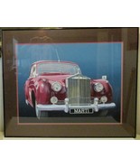 Large Frank Valenchis Watercolor of Rolls Royce MARTI Signed, Matted and... - €255,88 EUR