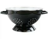 Reston Lloyd™ ~ 3 Quart ~ Enamel on Steel ~ Two-Toned ~ Black &amp; White Co... - $50.00