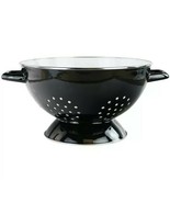 Reston Lloyd™ ~ 3 Quart ~ Enamel on Steel ~ Two-Toned ~ Black &amp; White Co... - €43,07 EUR