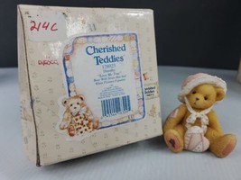 Cherished Teddies Thanks for Friends Nicole November Bear Figurine w Box - £11.72 GBP