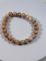 (#181) - RED NETWORK JASPER CRYSTAL BRACELET - NEW - $372.78 MXN
