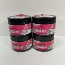 Got2b Color Pop Semi-Permanent Hair Color Mask Pink 5.1 oz Set of 4 - £14.52 GBP