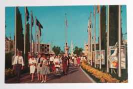 Disneyland CA Walt Disney Entrance to Tomorrowland UNP Postcard c1960s E-5 - $14.99