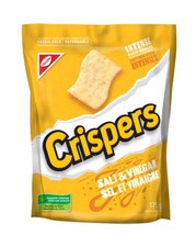 6 Bags of Crispers Salt &amp; Vinegar crackers 145g /5.1 oz each Free Shipping - £27.07 GBP