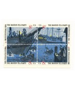 The Boston Tea Party, USA 8 cent, 4-Stamp Set, Unused, Scott #1480-83 - $1.73