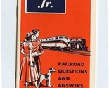 Quiz Jr. Railroad Questions &amp; Answers 1953 Association of American Railr... - $11.88