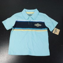 New OshKosh B&#39;Gosh Baby Boy&#39;s 24M Pullover Cotton Striped Logo Polo Shirt - £7.18 GBP