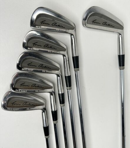 Primary image for Cleveland Tour Action 588P SQ Groove Irons 3, 5-9 Irons Regripped R Flex Steel