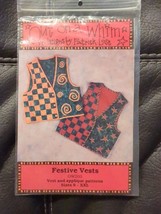 Festive Vests OW205 S-XXL Applique Pattern Transfer Lots of Love Out on ... - $9.49