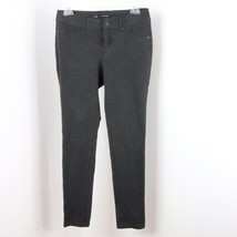 Maurices Women&#39;s S Regular Dark Gray Stretch Slim Skinny Knit Ankle Pants - £9.44 GBP