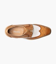 Stacy Adams Beaumont Wingtip Oxford Men's Shoes Natural Multi 25723-289 image 4