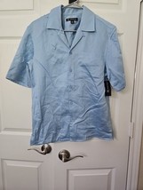 INC INTERNATIONAL CONCEPTS MEN&#39;S CLASSIC FIT LINEN SHIRT COLOR  STILLWAT... - $24.70