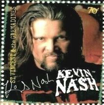 1999 Wcw Big Sexy Kevin Nash St. Vincent 70 cents wrestling stamp Buy it now yes - £1.48 GBP