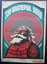 THE GRATEFUL DEAD ,STEVE MILLER BLUES BAND (ORIG, 1966 ROCK POSTER (CLAS... - $23,793.93 MXN