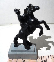 Lemax Mini Christmas Figurine Horse Rider Monument VTG Christmas Village 2.5&quot; - £15.78 GBP