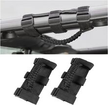 2 Pack Roll Bar Grab Handles, Black Grip Handles for Wrangler YJ TJ JK J... - $19.99