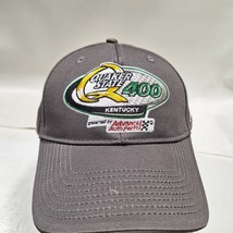 Quaker State 400 Trucker Hat Cap Strap Back Adjustable Gray Nascar Racin... - €12,98 EUR