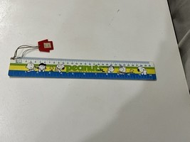 Vintage 1960s Peanuts Metric Ruler With Dog House Name Tag Hong Kong - €29,85 EUR