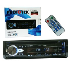 Audiotek AT-990 50W x4 In-Dash Bluetooth CD Receiver Car Stereo USB/AUX ... - $96.89