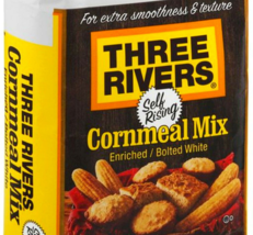 5 Pound Bag Self Ri Si Ng Cornmeal Mix Southern Crackling Corn Bread Three Rivers - £34.60 GBP