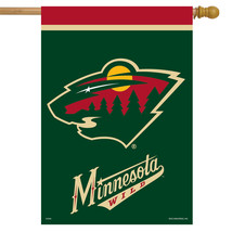 Minnesota Wild House Flag Nhl Licensed 28&quot; X 40&quot; Briarwood Lane - £33.69 GBP