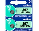 Murata 397 Battery SR726SW 1.55V Silver Oxide Watch Button Cell (10 Batt... - £2.82 GBP+