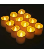 Flameless LED Votive Candles Battery Operated Flickering LED Tealight Ca... - £7.06 GBP