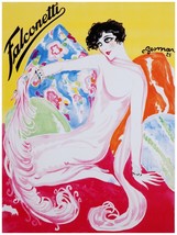 2574.Falconetti quality 18x24 Poster.Italian Nouveau Decor Art.Home Interior des - £22.14 GBP
