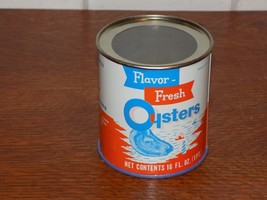 Vintage Flavor Fresh Oysters 16 Oz Empty Tin - €37,89 EUR