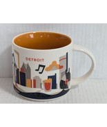 Starbucks Detroit You Are Here Collection Coffee Mug Cup 14oz - £10.17 GBP