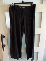 Daisy Fuentes Black Striped Lounge Pants Sleepwear Size M Women&#39;s EUC - £16.07 GBP