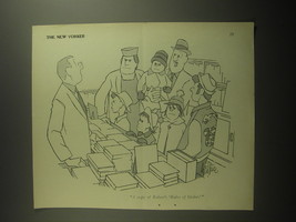 1959 Cartoon by George Price - A copy of Robert&#39;s Rules of Order? - £14.45 GBP