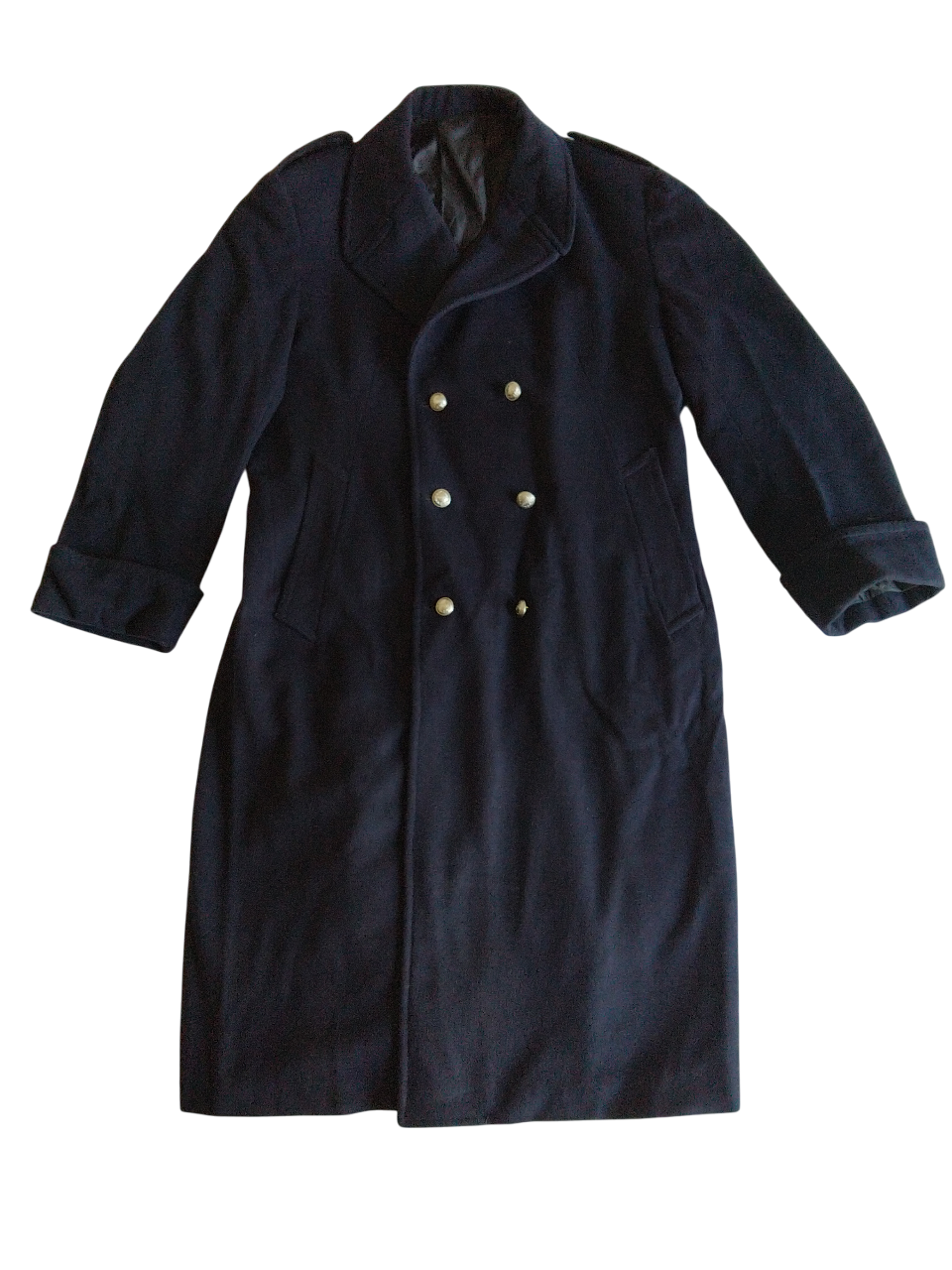 French Police Coat in pure virgin wool, 60s - $296.00
