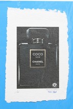 Coco Chanel Noir Imprimé Par Fairchild Paris Le 5/50 - £118.04 GBP