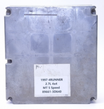 1997 TOYOTA 4RUNNER 2.7L 4x4 MT 5Speed 89661-3D640 ENGINE COMPUTER MODUL... - $5,163.83 MXN