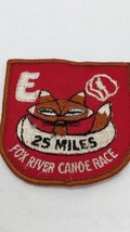 Illinois Fox River Canoe Race 25 Mile Iron On Embroidered Patch 3&quot; - £27.99 GBP