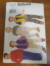 Butterick 6727 SEWING Pattern Uncut Boys Vest Top Shorts Pants Size 2-5 D - $90.24 MXN