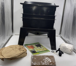Worm Factory 360 Upward Migration 5 Stacking Tray Composting Bin Kit Mad... - $98.95