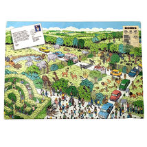 Where&#39;s Waldo Safari Park 100 Pc Puzzle 11.5x6.25&quot; - Used (Great American, 1989) - £7.90 GBP
