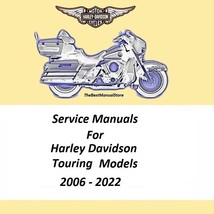 2006 - 2022 Harley Davidson Touring Models Service Manual  - $25.95