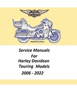2006 - 2022 Harley Davidson Touring Models Service Manual  - $24.95
