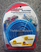 8 Gauge 1700 Watt Amplifier Installation Wiring Kit Car Power Amp Wire &amp; Cables - £20.11 GBP