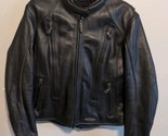 Harley Davidson FXRG Motorcycle Jacket 98520-05VW Womens Large Black Lea... - $115.14