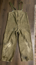 Vtg 1940 WW2 USN Deck Bibs Pants Overalls Navy Contract NXsx 64251 Size ... - $98.99