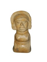 Pre Columbian Pottery Effigy Figure Incense Cover - £151.91 GBP